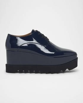 Stella McCartney | Sneak-Elyse Toothed-Sole Platform Sneakers