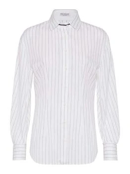 Brunello Cucinelli | Cotton Pattern Women's Shirt