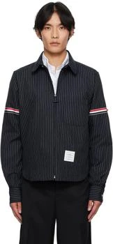 Thom Browne | Navy Pinstripe Shirt