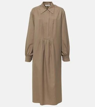 Jil Sander | Wool shirt dress