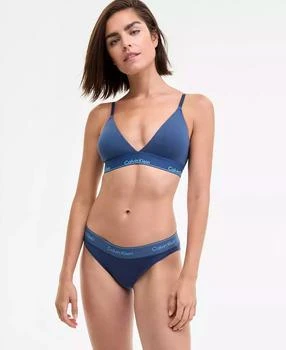 Calvin Klein Women
s Icon Cotton-Modal Lightly Lined Triangle Bralette QF8498