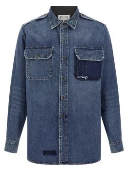 MAISON MARGIELA | Maison Margiela Flap Pocket Denim Shirt