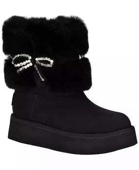 Women
s Dowry Rhinestone Bow Cozy Winter Boots