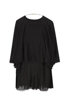 Yves Saint Laurent | Saint Laurent Ruffled Backless Jumpsuit