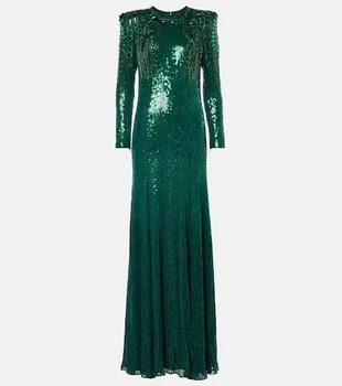 Paloma embellished sequined gown