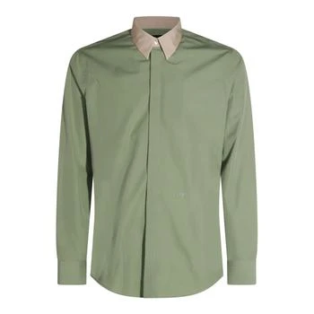 Fendi | Fendi Logo Embroidered Poplin Shirt