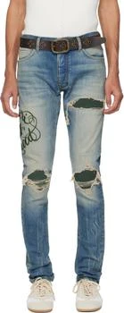 AMIRI | Blue 'AMIRI Hollywood' MX1 Jeans