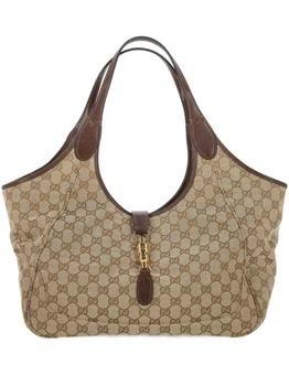 Gucci | Gucci Monogrammed Horsebit Detailed Tote Bag