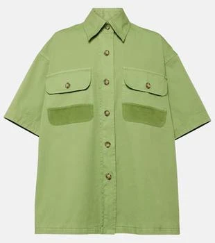 Stella McCartney | Oversized cotton canvas shirt