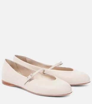 Max Mara | Leather ballet flats