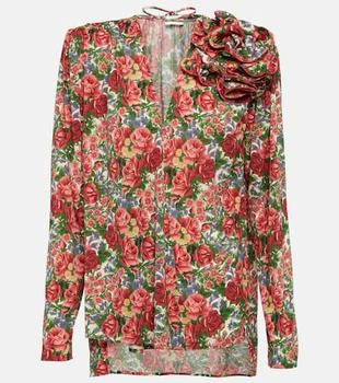 Magda Butrym | Floral blouse