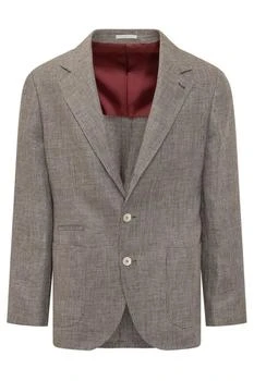 Brunello Cucinelli | Brunello Cucinelli Checked Single-Breasted Blazer