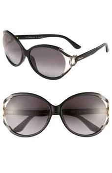 Salvatore Ferragamo Salvatore Ferragamo 59mm Oversized Sunglasses