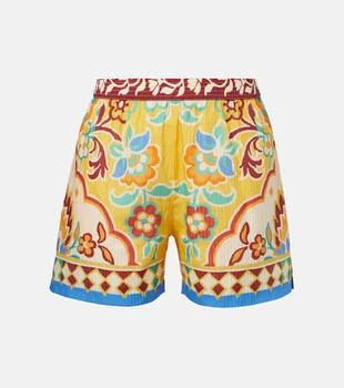 ETRO | Printed cotton and silk shorts