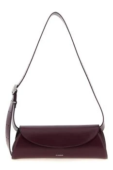 Jil Sander | Jil Sander Cannolo Logo Stamped Small Shoulder Bag