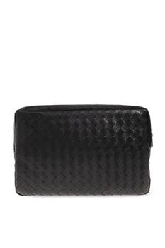 Bottega Veneta | Bottega Veneta Intrecciato Zipped Clutch Bag
