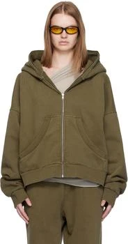 Entire Studios Green Eternal Zip Hoodie