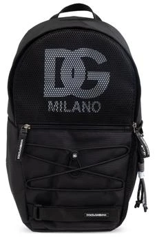 Dolce & Gabbana | Dolce & Gabbana Kids Logo-Printed Zipped Backpack
