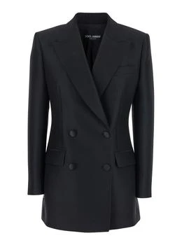 Dolce & Gabbana | Dolce & Gabbana Double Breasted Long Sleeved Blazer