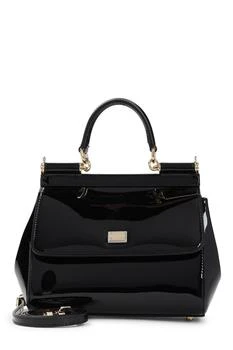 Dolce
Gabbana | Dolce
Gabbana Logo Plaque Medium Sicily Handbag