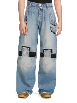 Balmain | Faded Wide-Leg Jeans