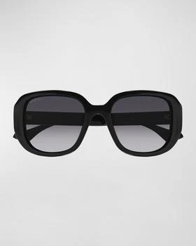 Gucci | La Piscine Plastic Square Sunglasses