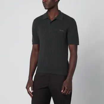 Gucci | Military green wool and cashmere polo