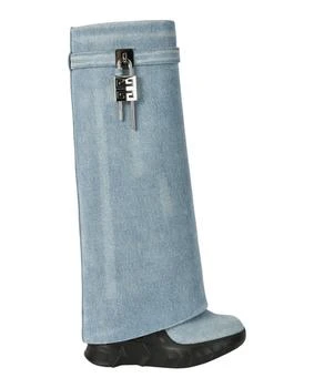 Givenchy | Shark Lock Biker Boots In Denim