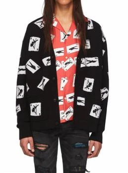 AMIRI | Amiri - Cards Intarsia Cardigan Sweater