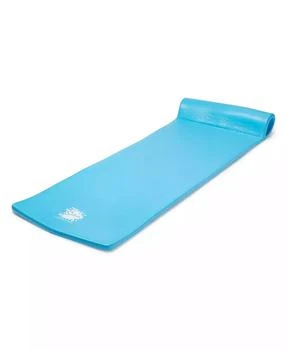 TRC Recreation Splash 1.25" Thick Foam Swimming Pool Float Mat, Marina Blue