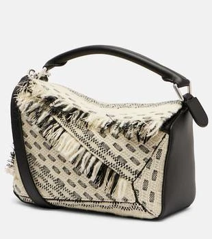 Loewe | x Albers Puzzle Small fringed tote bag