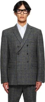 Thom Browne | Gray Prince of Wales Hunting Tweed Blazer
