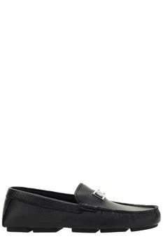 Dolce & Gabbana | Dolce & Gabbana Logo Plaque Almond Toe Loafers