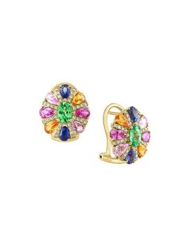 Effy | 14K Yellow Gold
Multi Stone Cluster Flower Earrings