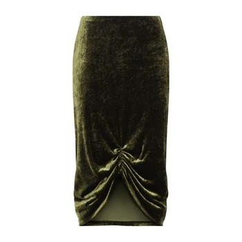 Valentino | Valentino Draped Velvet Skirt