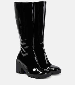 Burberry | Stride patent leather knee-high boots