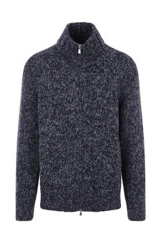 Brunello Cucinelli | Brunello Cucinelli High Neck Zipped Knitted Jumper
