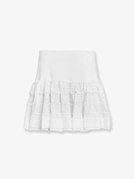 Alaia | Ruffle virgin wool skirt