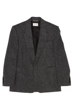 Yves Saint Laurent | Saint Laurent Single-Breasted Long-Sleeved Jacket