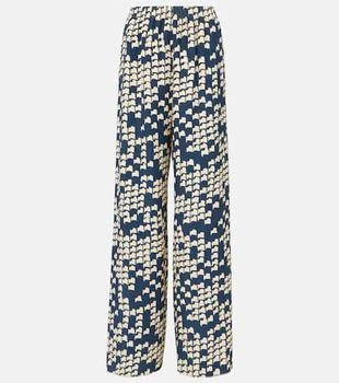 Valentino | Cady Couture printed wide-leg pants