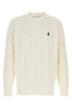 Prada | Prada Logo-Embroidered Crewneck Jumper
