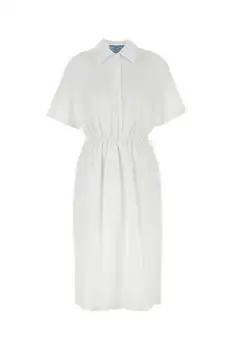 Prada | Prada Drawstring Shirt Dress