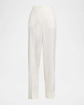 Stella McCartney | Wool Canvas Wide-Leg Trousers