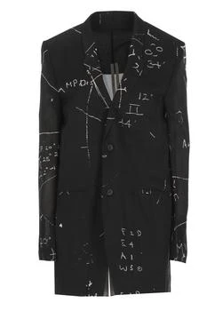 Rick Owens | Rick Owens Sheer Patterned Blazer