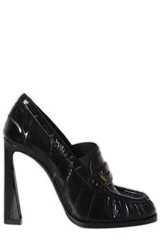 Yves Saint Laurent | Saint Laurent Le Loafer Logo Plaque Pumps