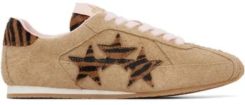 AMIRI | Beige Zebra Pacific Flat Sneakers