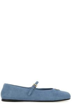 Prada | Prada Logo Plaque Ballerina Shoes