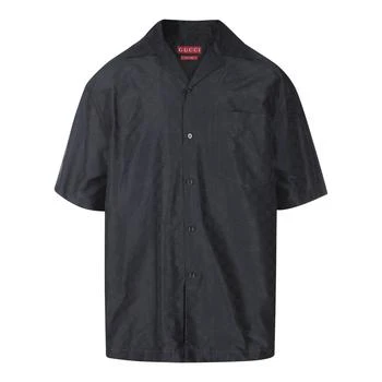 Gucci | Gucci GG Faille Collared Short-Sleeve Shirt