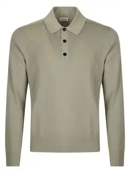 Burberry | Burberry Long Sleeved Knitted Polo Shirt