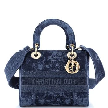 Lady D-Lite Bag Printed Denim Medium